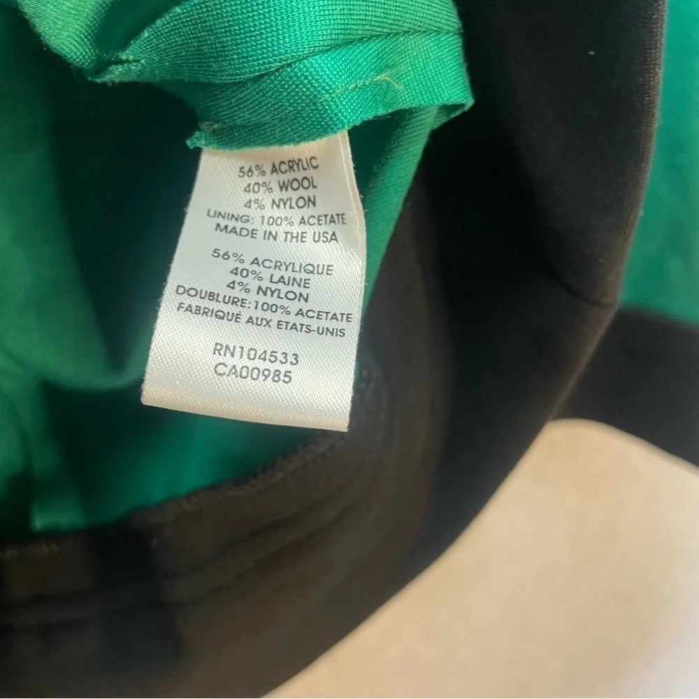 Nanette Lepore Wool Blend Peplum Rear Zip Top
